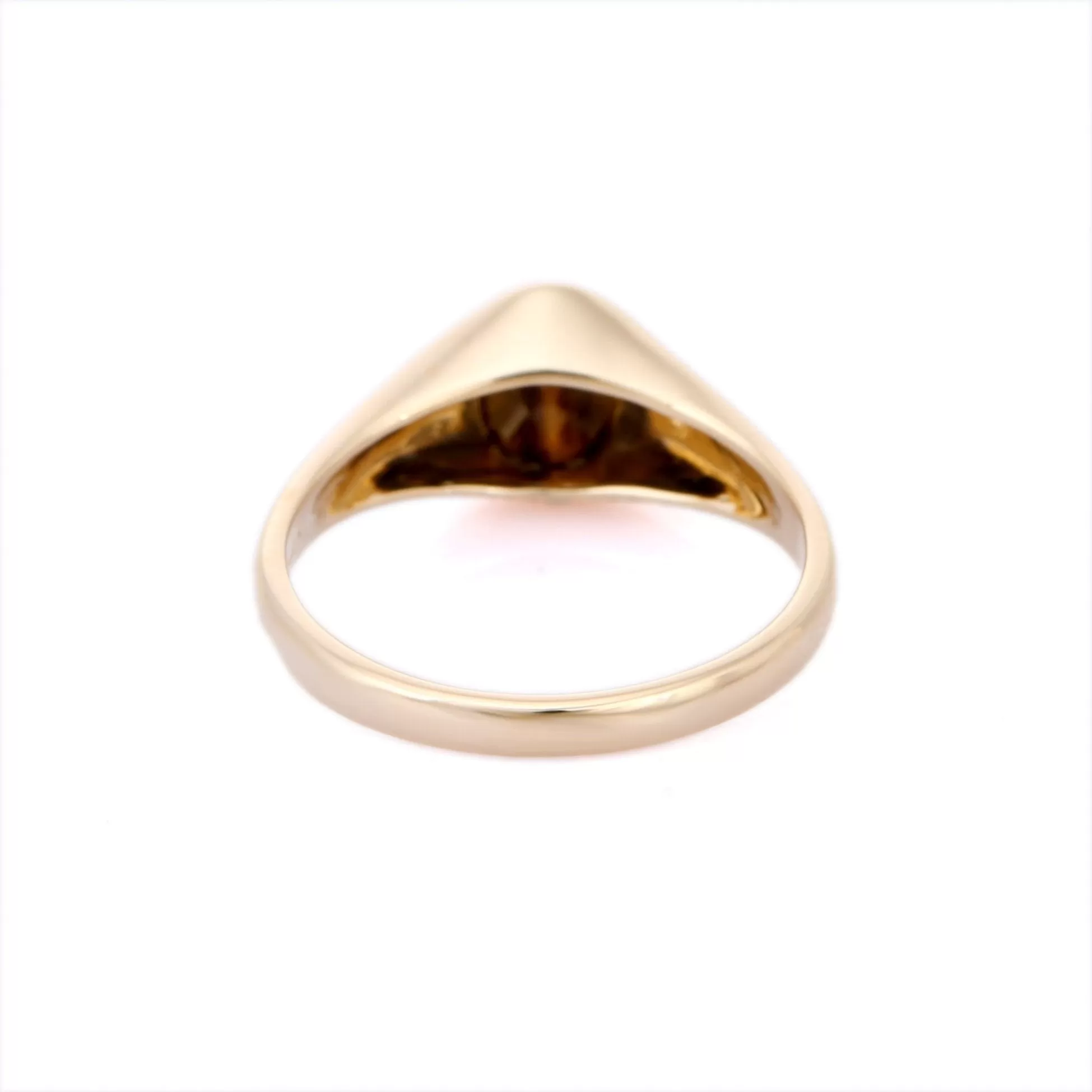 14K Yellow Gold Tiger Eye Ring