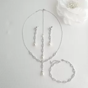 3 Piece Jewelry Set for Wedding- Hayley