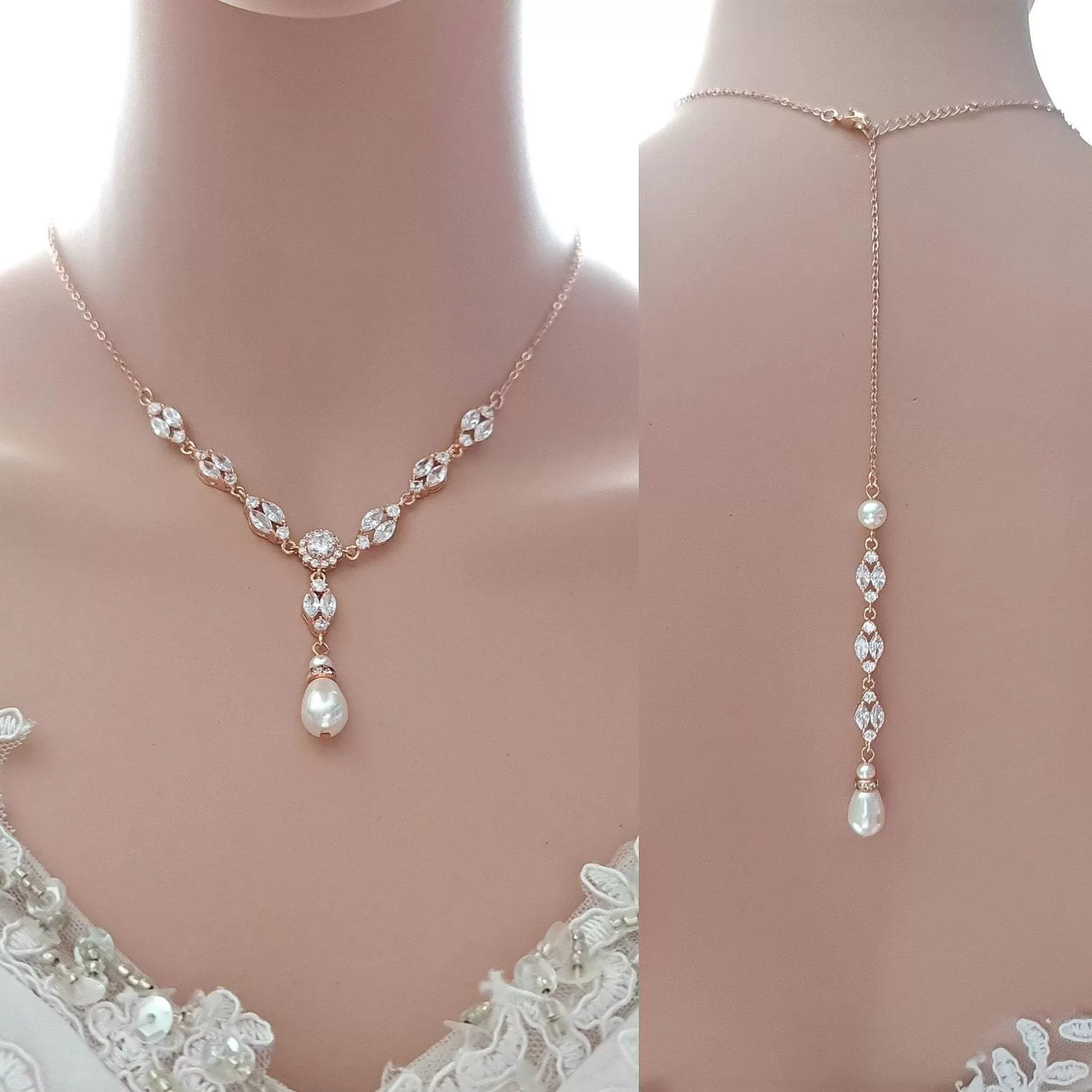 3 Piece Jewelry Set for Wedding- Hayley