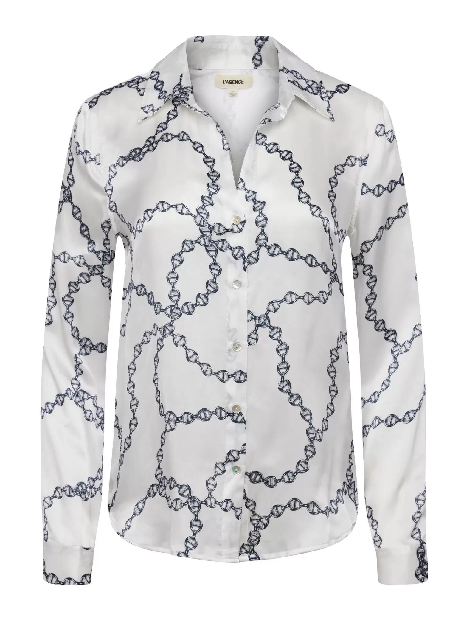 40223SQDwbsc L'Agence Tyler L/S Blouse