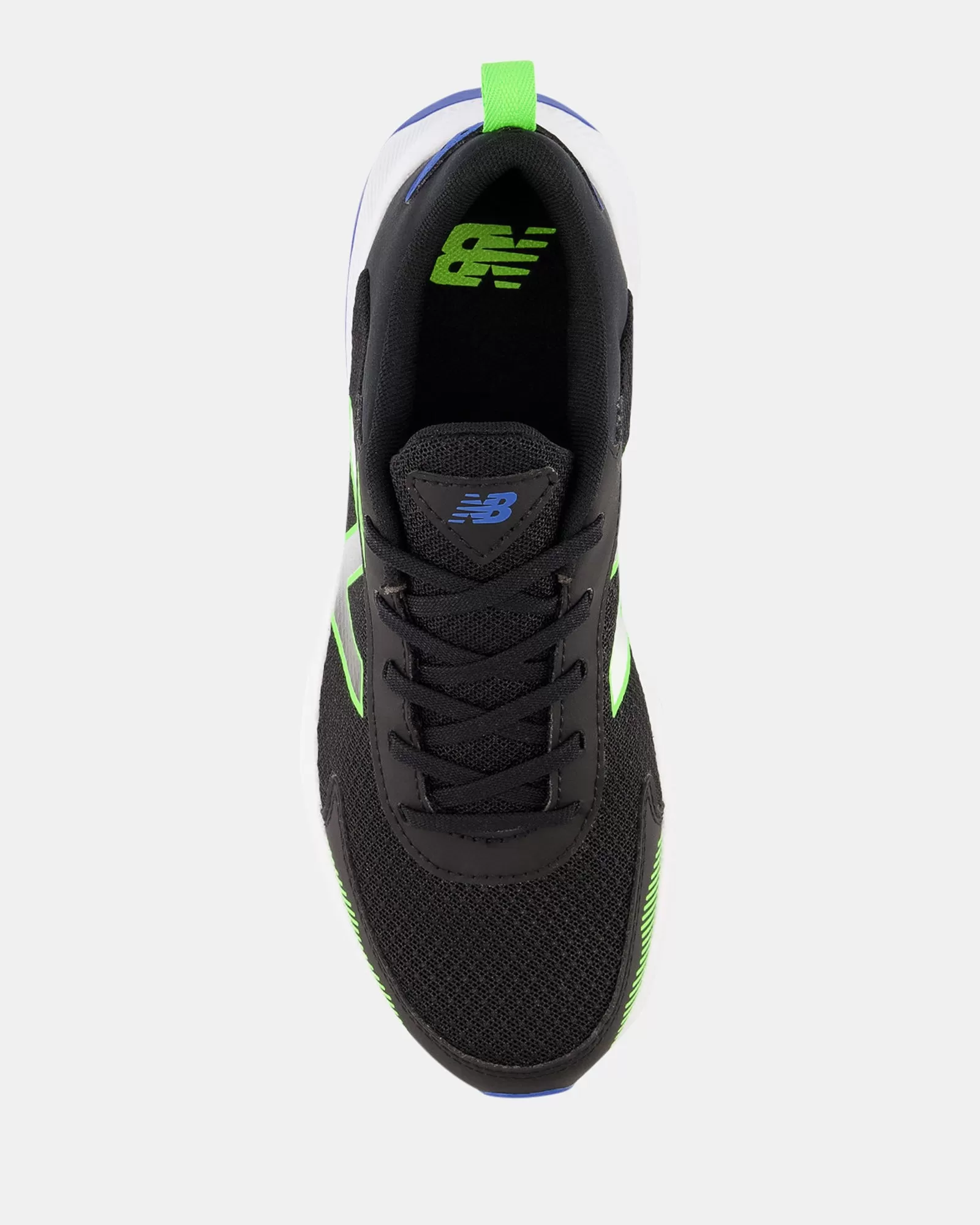 545 Laces Grade School Black/Blue/Lime