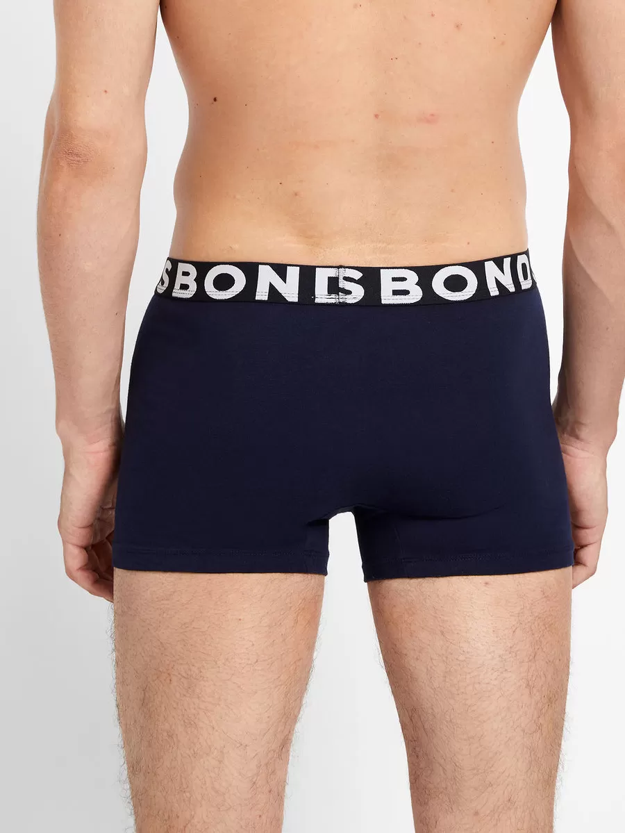 6 x Bonds Everyday Trunks - Mens Underwear Navy Jocks