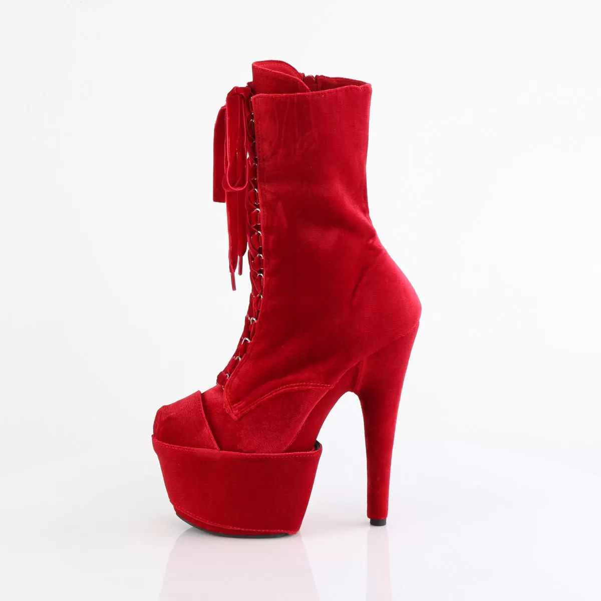 7 Inch Heel ADORE-1045VEL Red Velvet