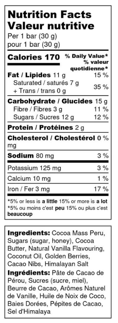 7 Summit Snacks Aconcagua 30g Endurance Chocolate Bar