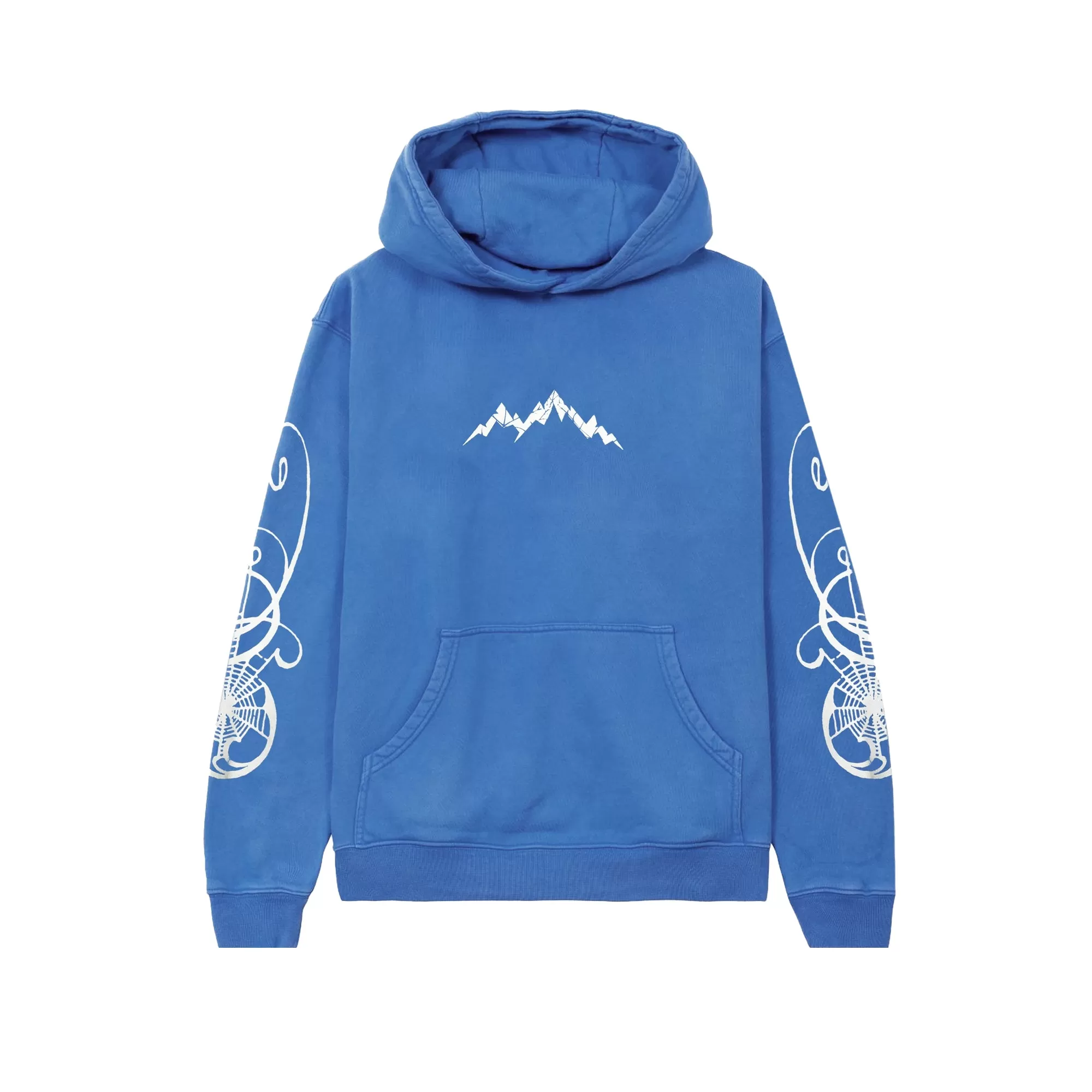 Afield Mens Spiderweb Hoodie 'Sky Blue'