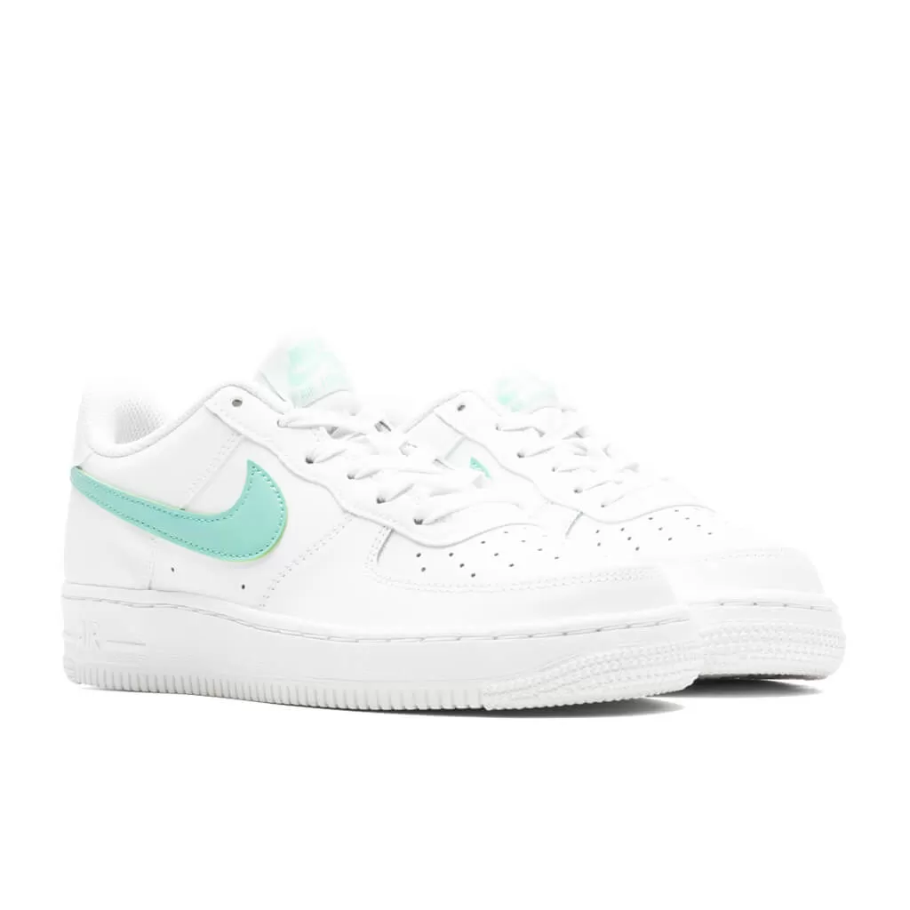 Air Force 1 (GS) - Summit White/Emerald Rise