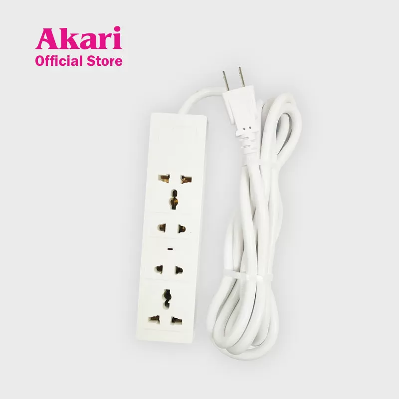 Akari 4 Gang With 10 Meters Cable Extension cord (AEC-H2010)