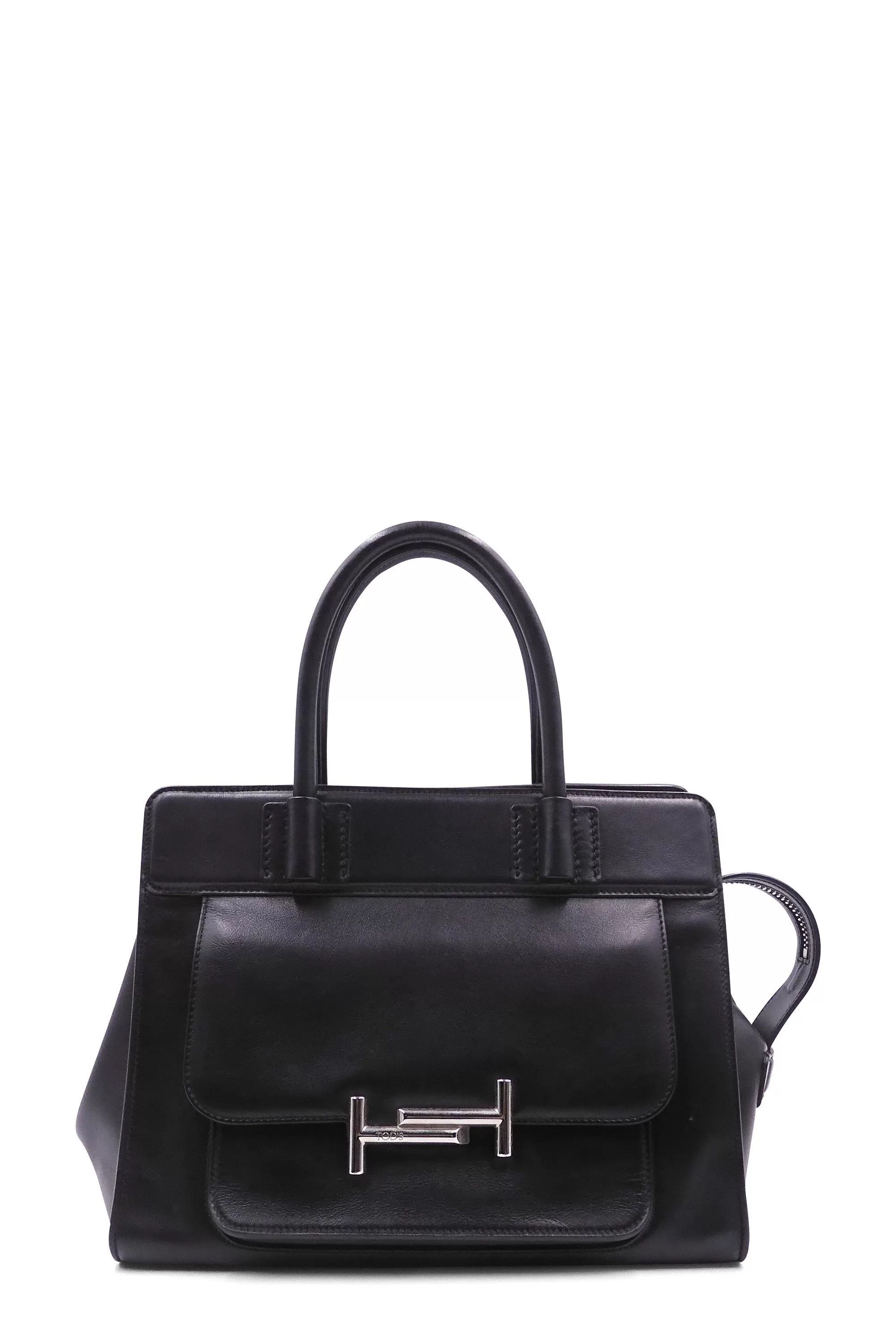 Amu Zip Satchel Black