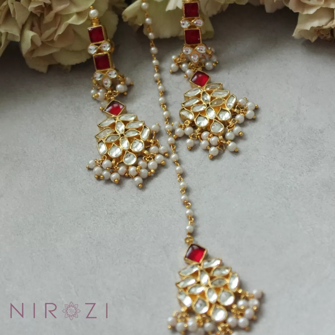 Arohi - Tikli Earrings Set