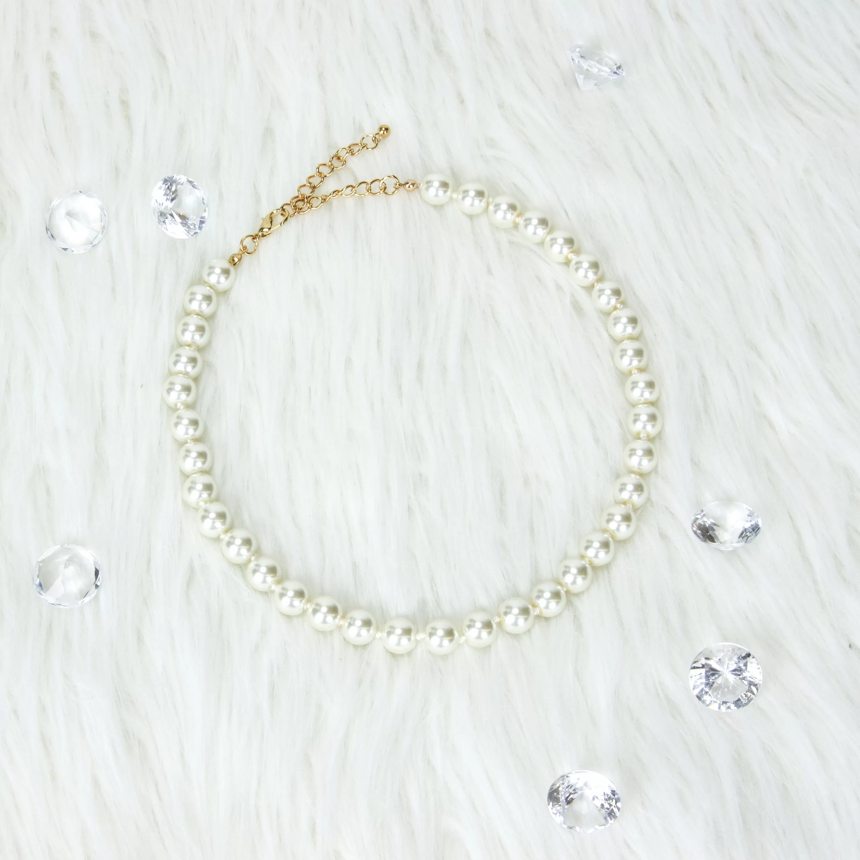 Athena Pearl Choker Necklace