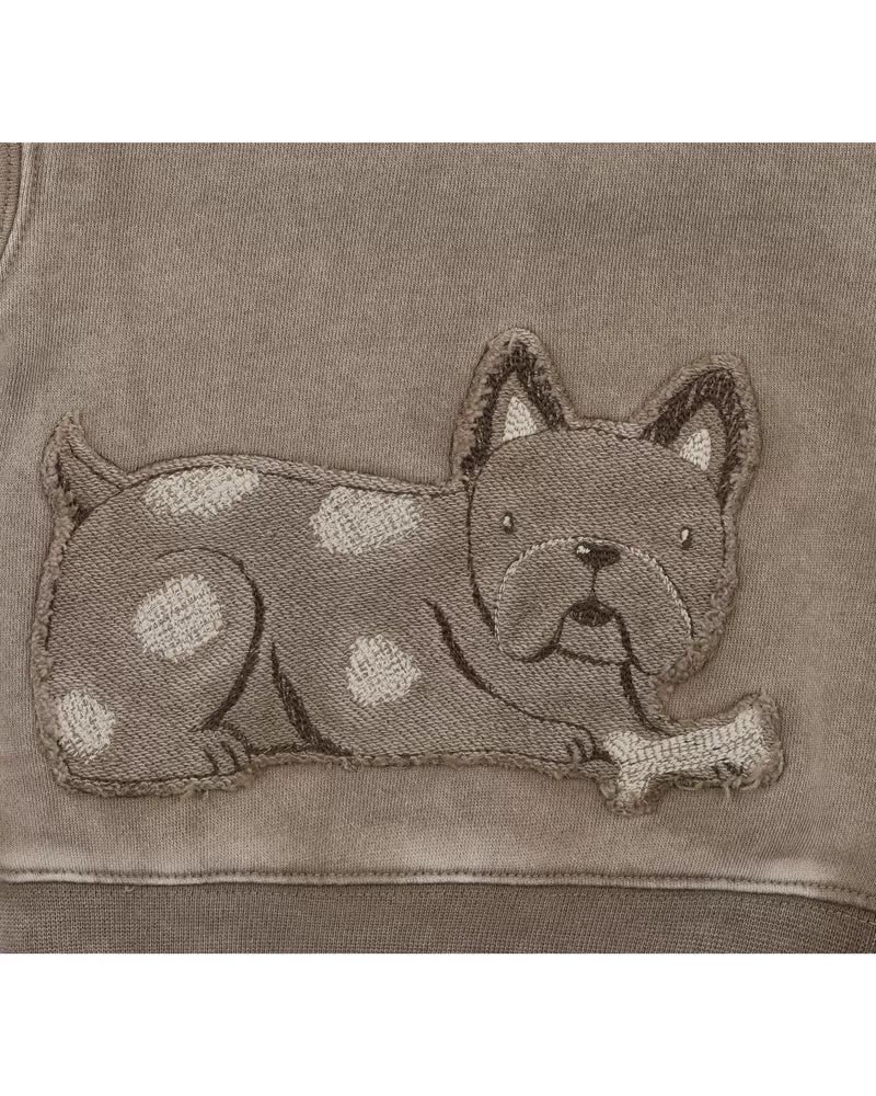 AUSTIN DOG SWEAT TOP 3-5 YRS