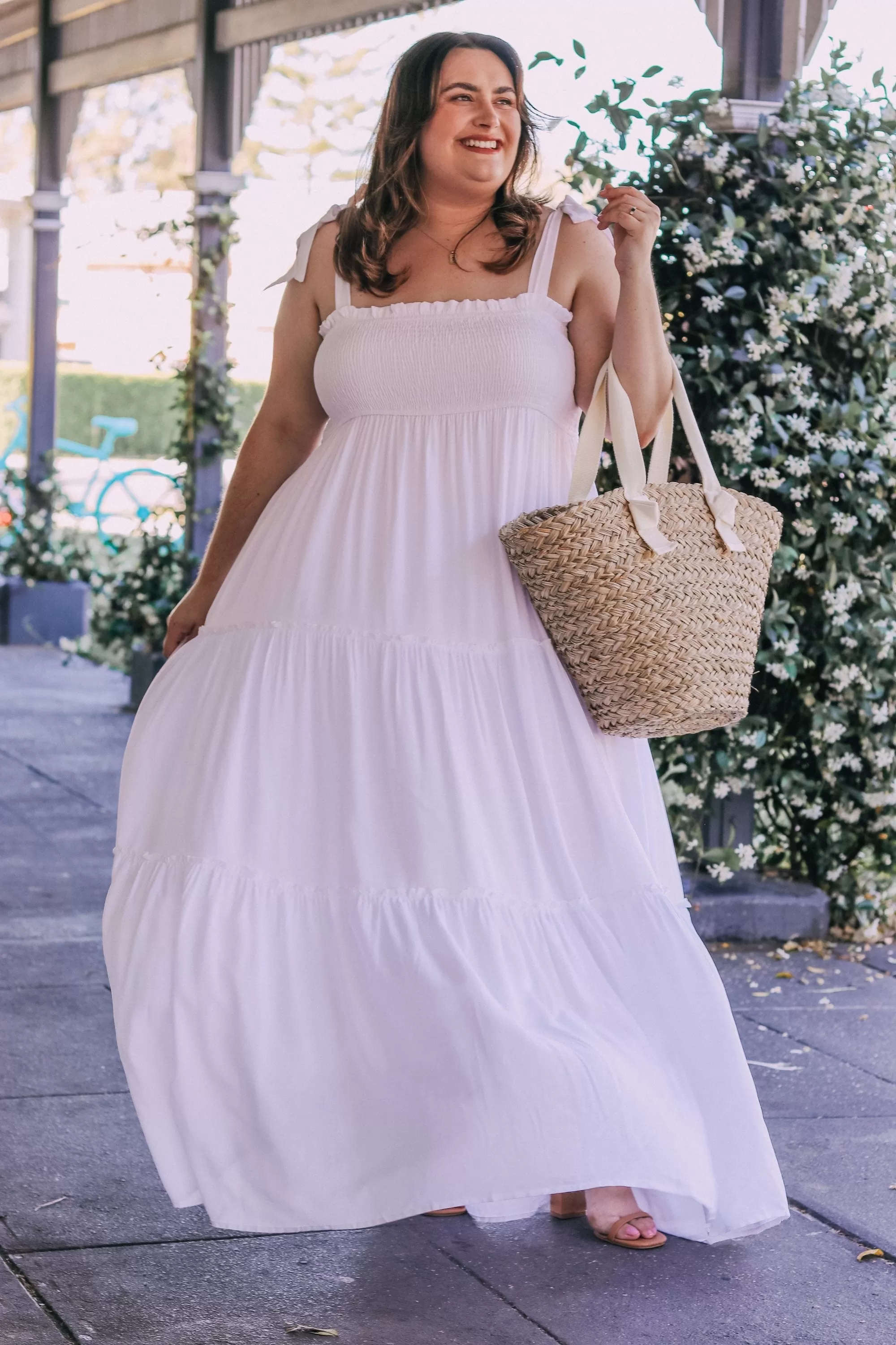 Baby Doll Maxi - White