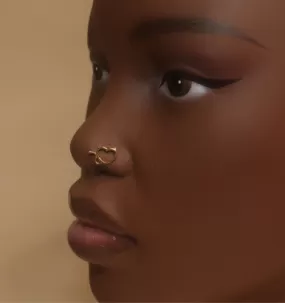 Bad Gyal Mini Heart Nose Stud Piercing