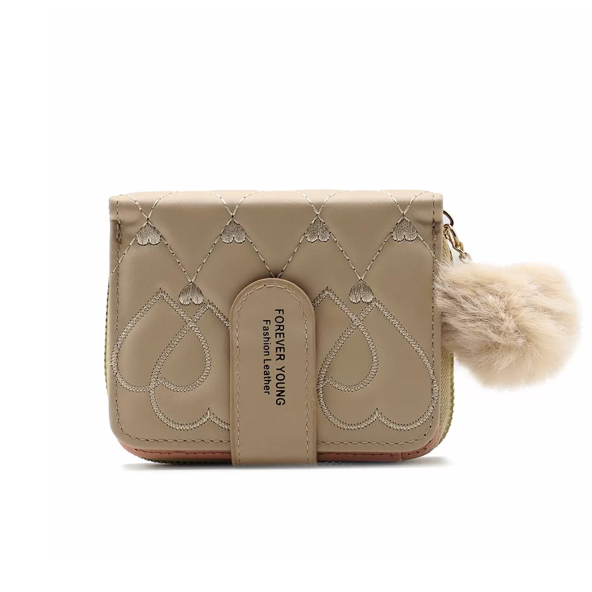 Beige Casual Wallet W00W00025