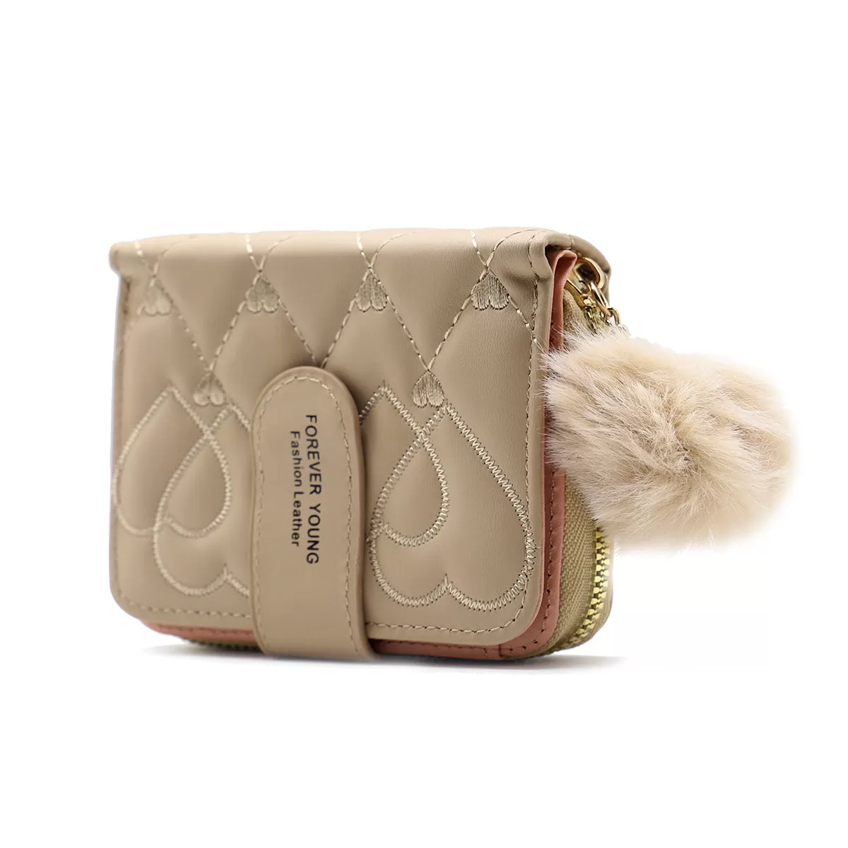 Beige Casual Wallet W00W00025