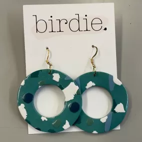 Birdie Large Dangle Akacia Earrings