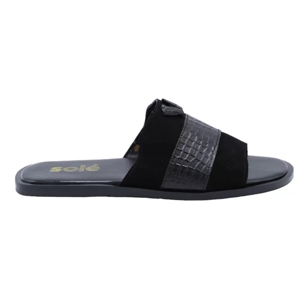 Black Casual Slipper 112064