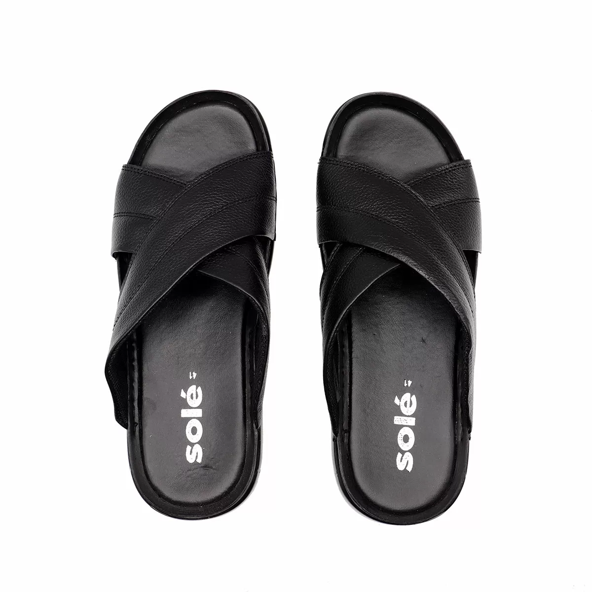 Black Casual Slipper 112095