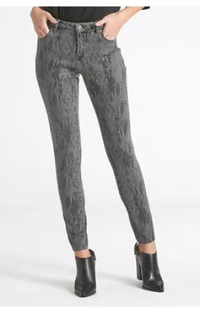 Black/Grey Snake Jean