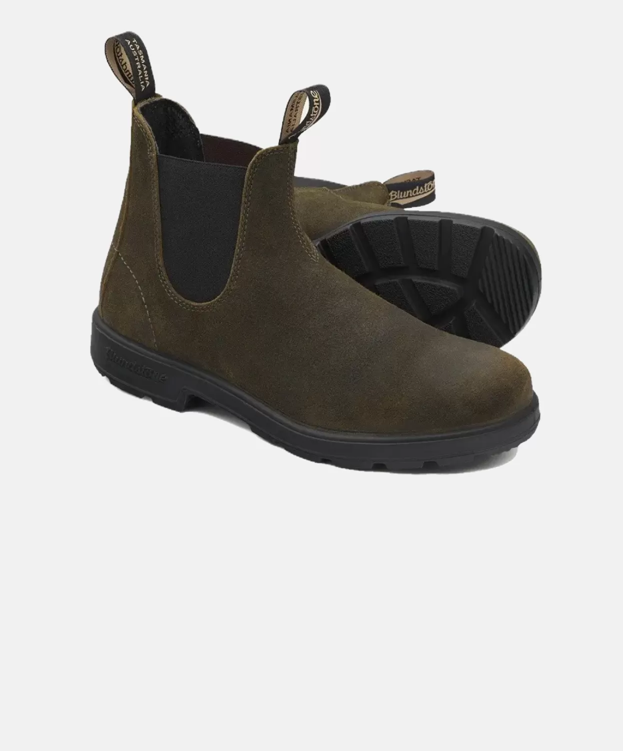 Blundstone 1615 Dark Olive Suede Boots