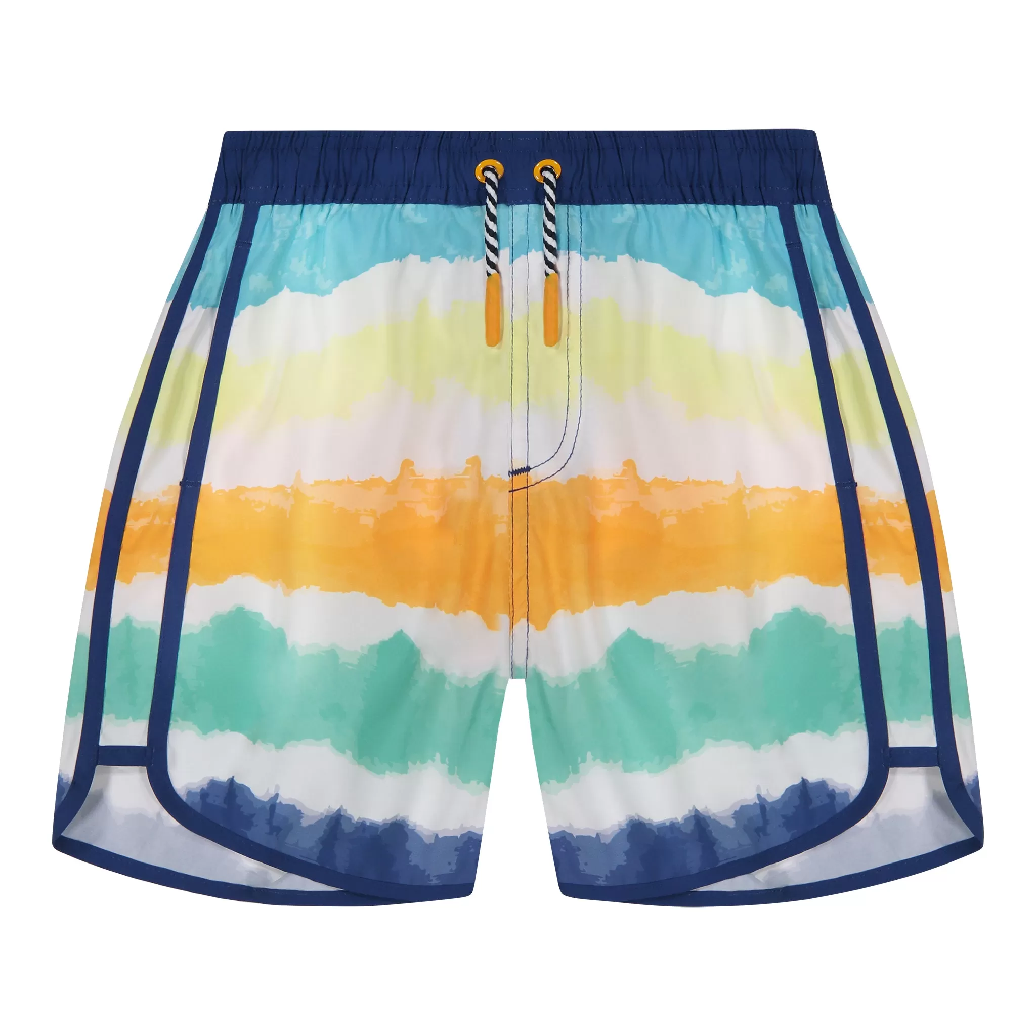 Boys Tie-Dye Stripe Swim Set