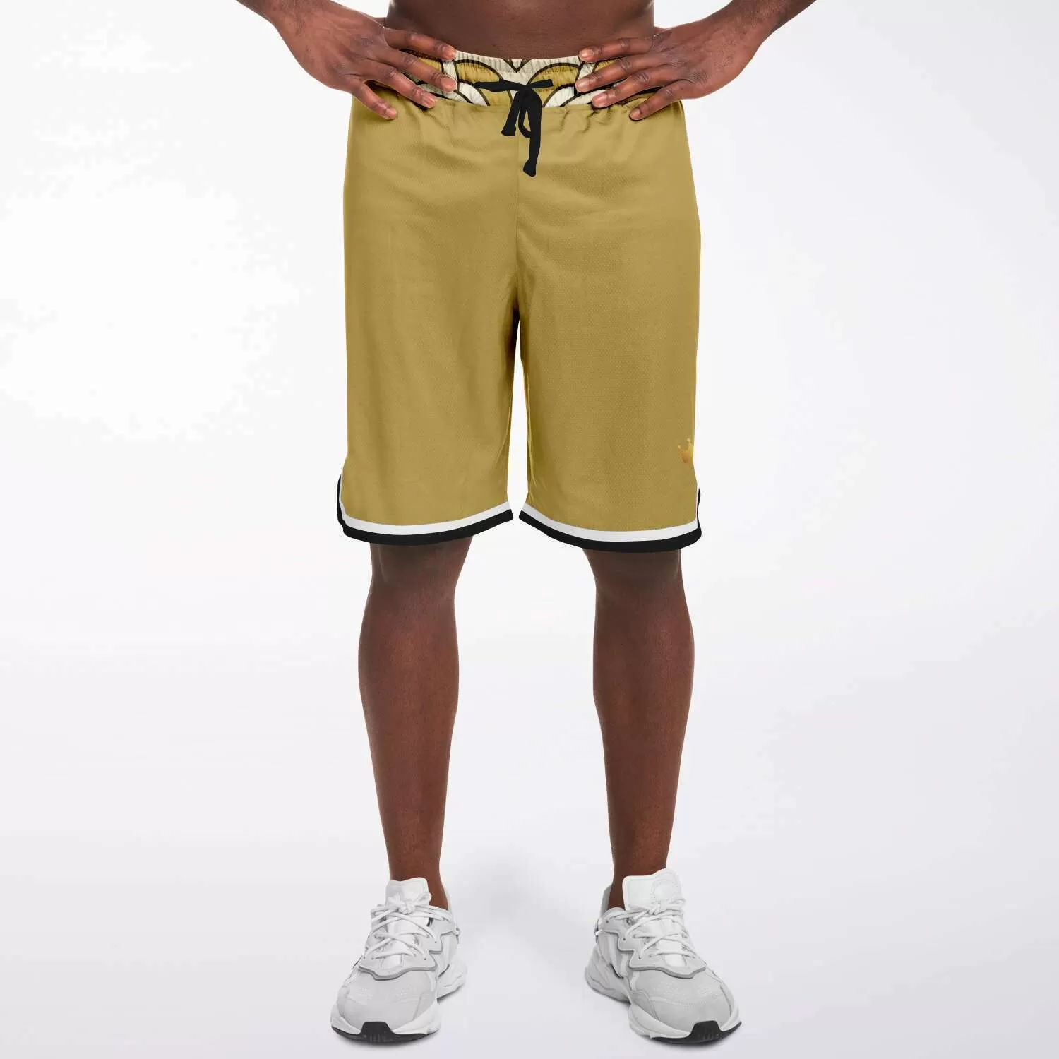 Brown Amarillo Unisex Basketball Shorts