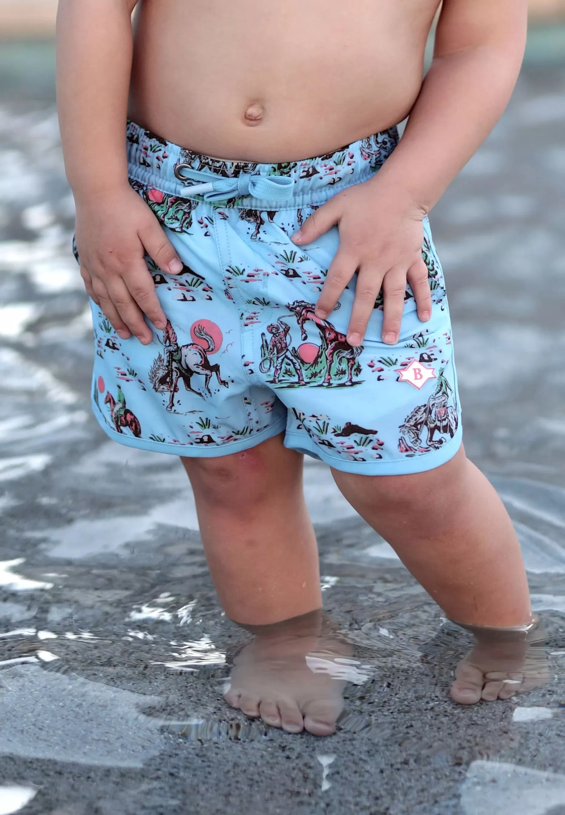 Burlebo Cowboy Up Swim Trunks