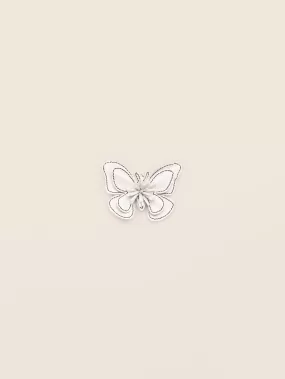 Butterfly Clip White