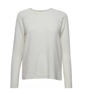 b.young Bymalea Slit Jumper 3 women's jersey 20811905 114800 milky white