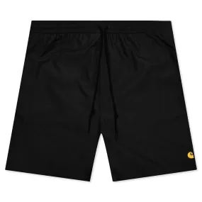 Chase Swim Trunks - Black/Gold