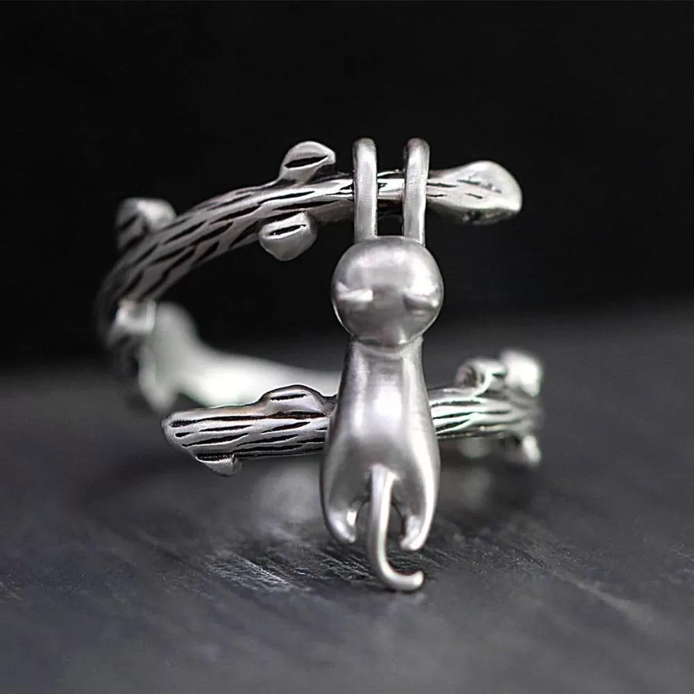 Climbing Cat Adjustable Ring