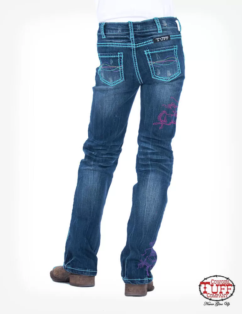 Cowgirl Tuff's - Girls Rodeo Jeans