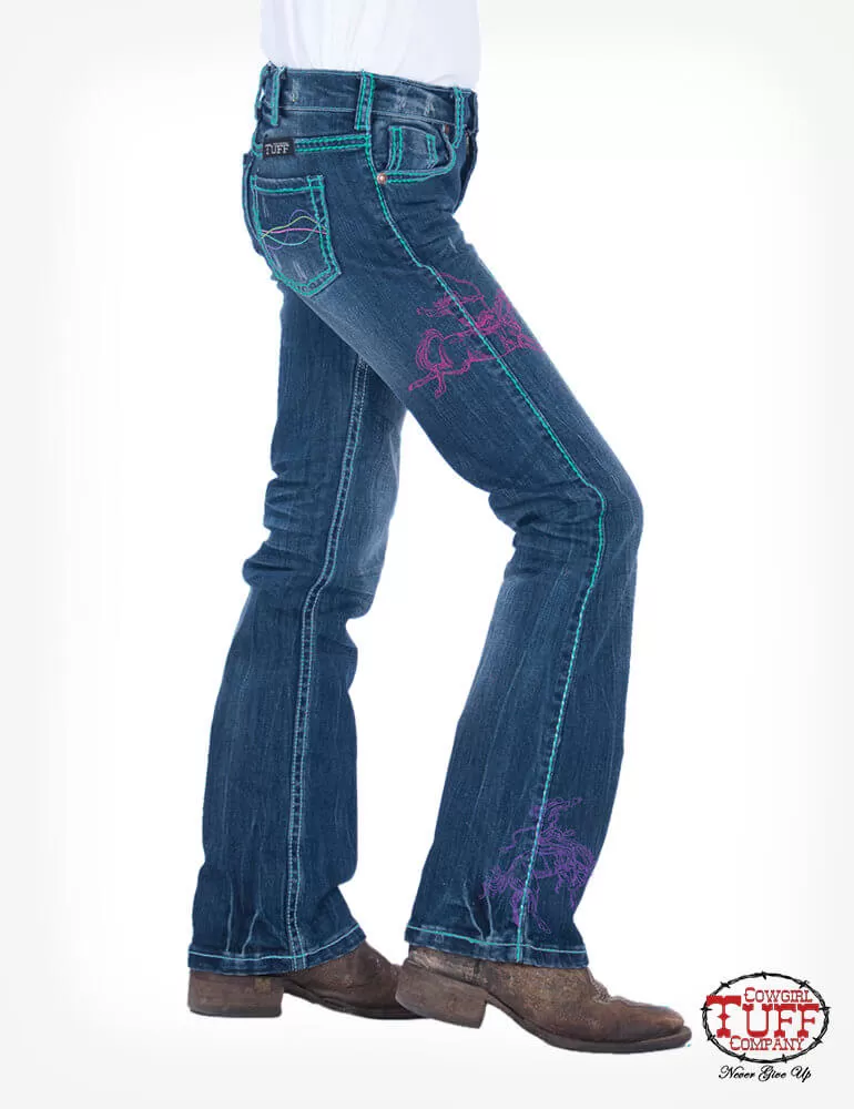 Cowgirl Tuff's - Girls Rodeo Jeans