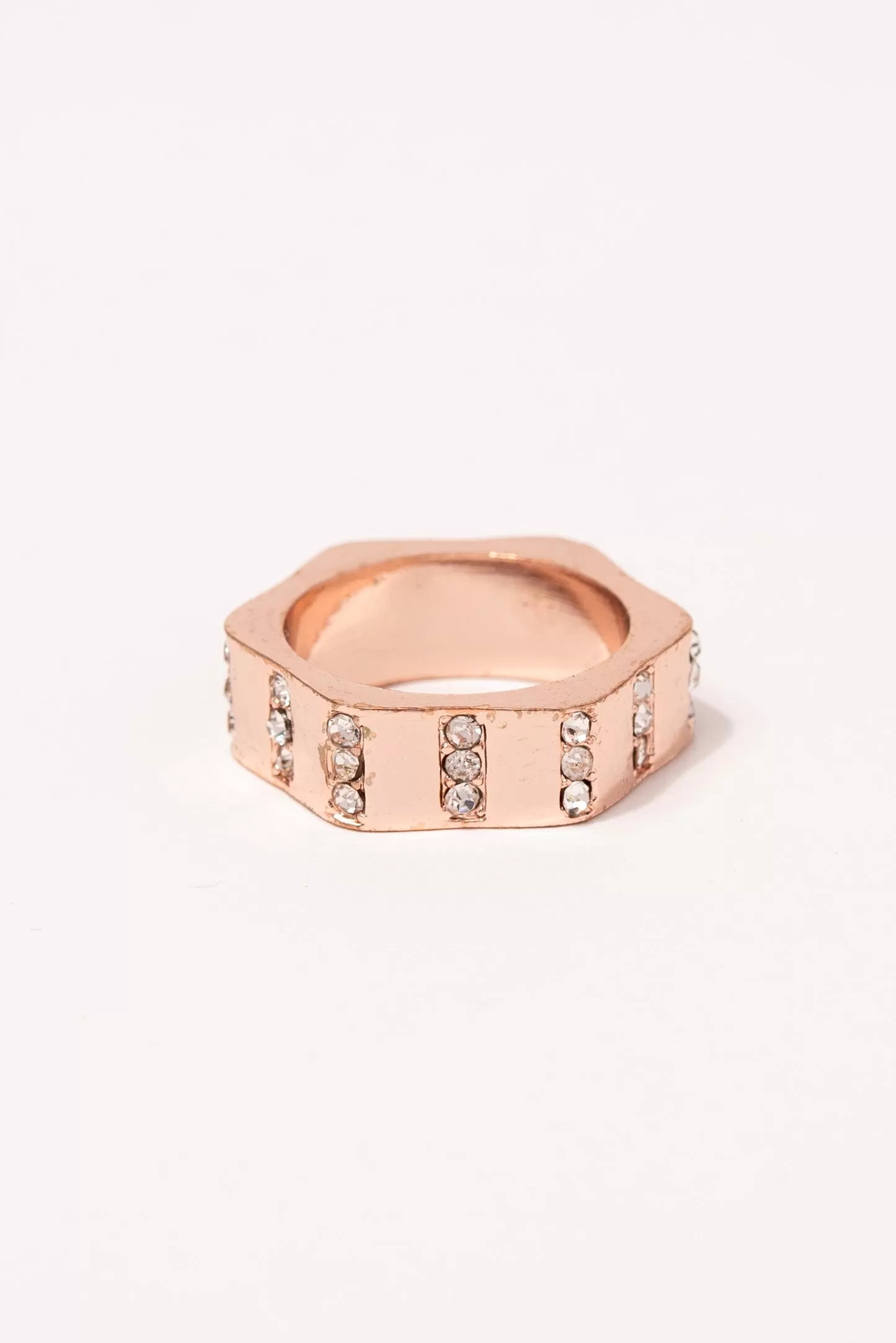 Dahila GCL Stone Ring - Rose Gold