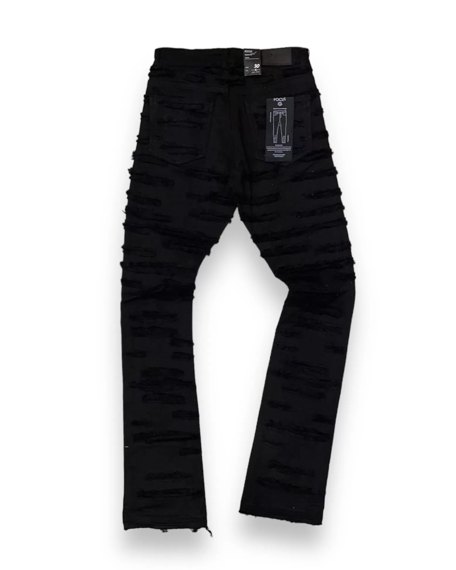 Debris Stacked Denim Jean