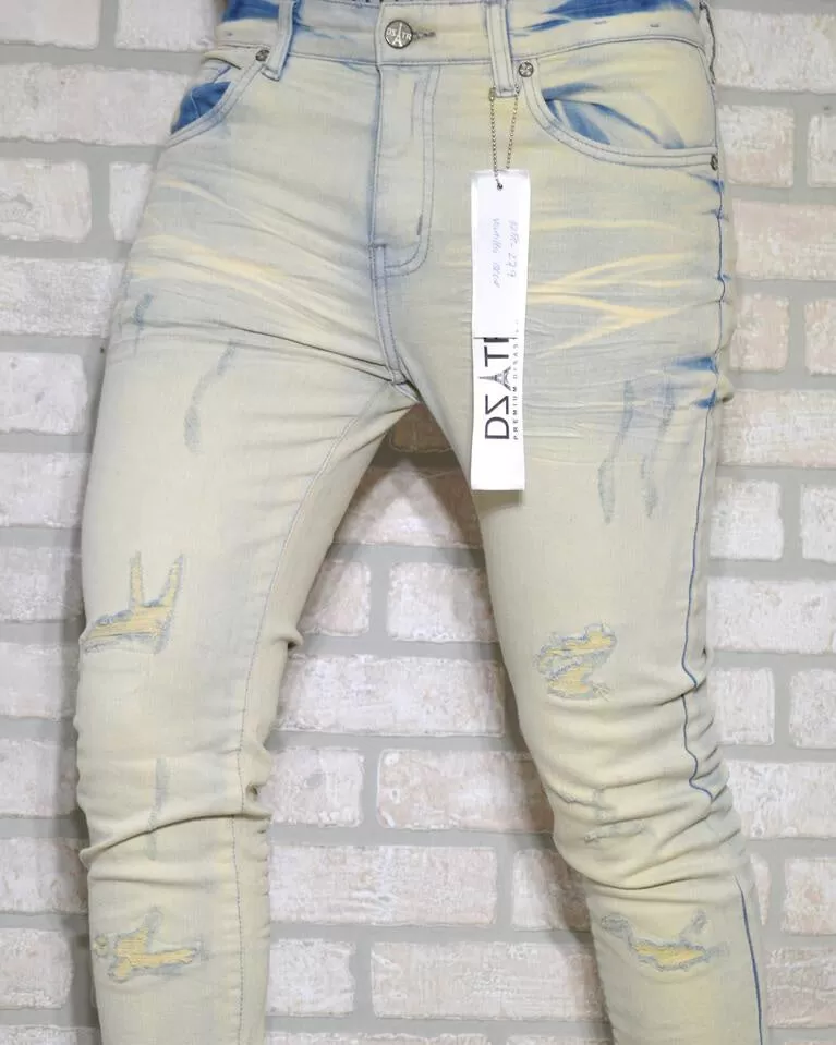 Distressed Super Stretch Jean