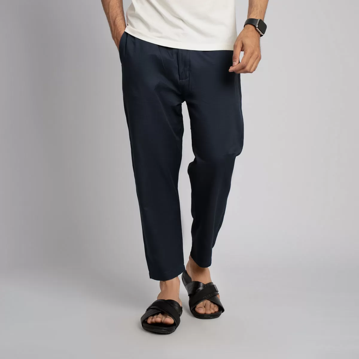 Dobby Plain Trouser - HSSM16230001