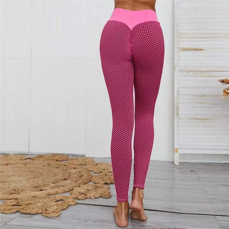 Dot Women Leggings High Waist Fitness Legging Push Up Ladies Seamless Workout Pants Female Leggins Mujer Polyester Casual