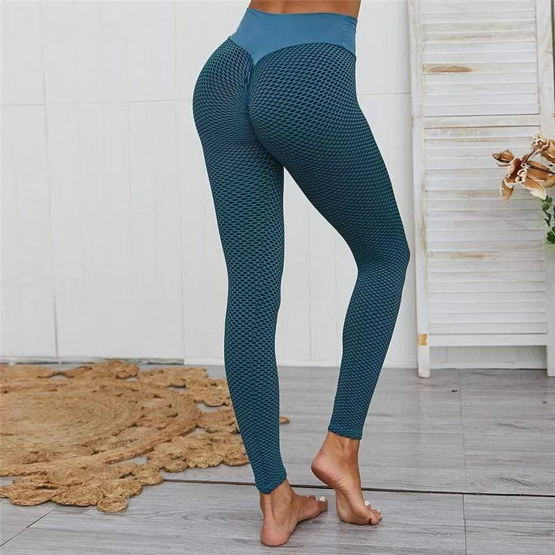 Dot Women Leggings High Waist Fitness Legging Push Up Ladies Seamless Workout Pants Female Leggins Mujer Polyester Casual