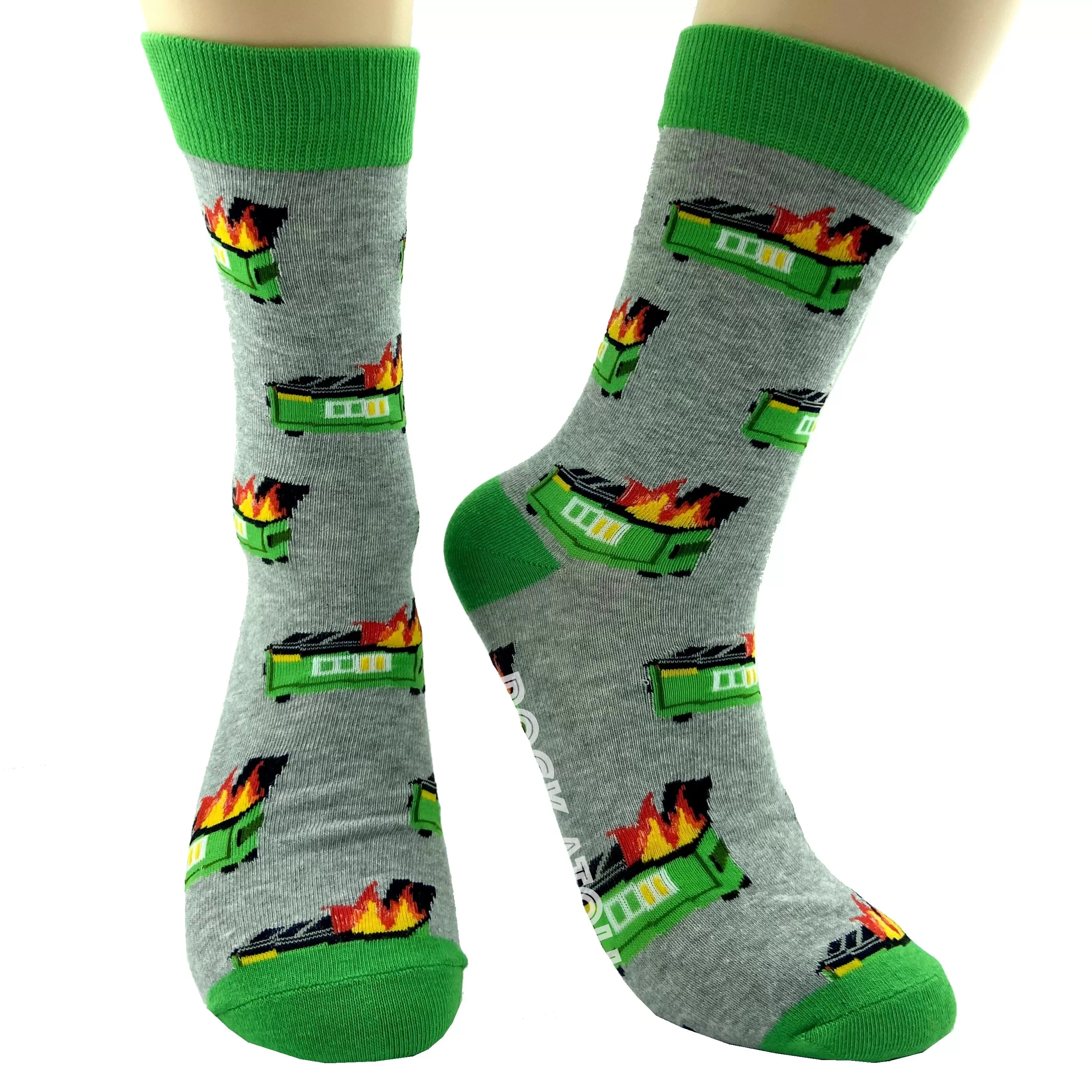 DUMPSTER FIRE SOCKS