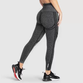 DYE Scrunch Seamless Leggings - Black Marl