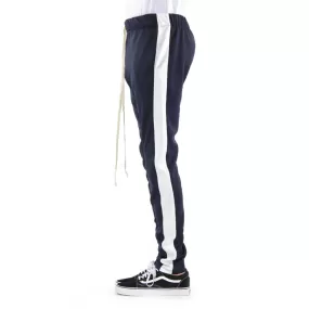 EPTM Techno Track Pants in Navy/Ivory