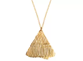 Erik Maes, Cuttlebone Triangle Necklace