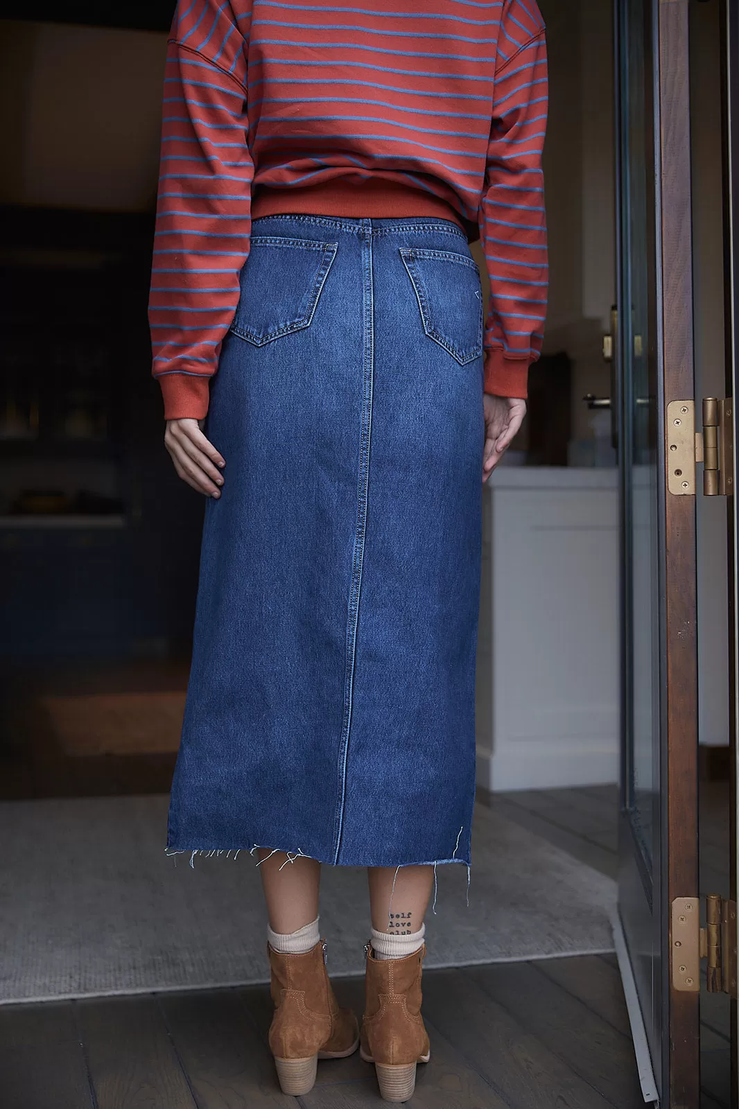 Everyday Jean Skirt