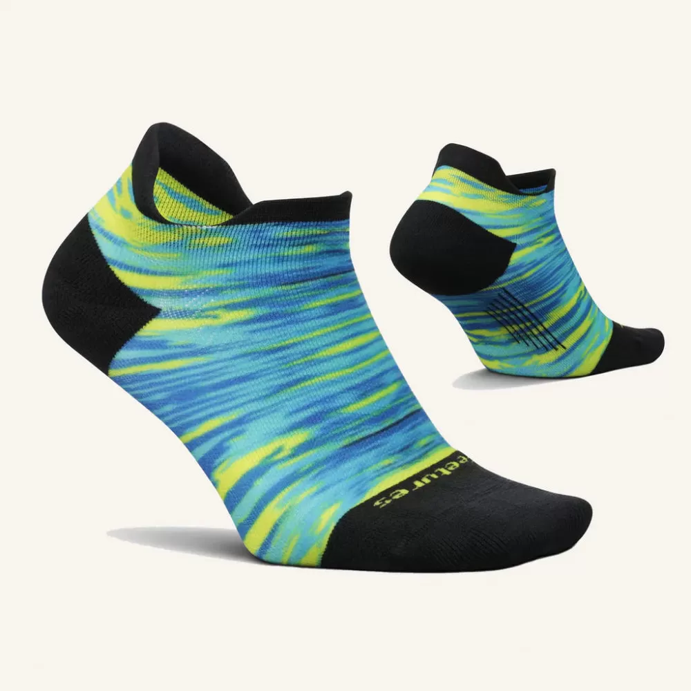 Feetures Elite Light Cushion No Show Tab Socks - Limited Edition - Reflection Blue