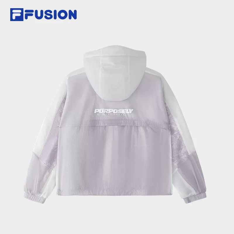 FILA FUSION INLINE URBAN TECH Women Sun-protection Jacket UPF50  (Violet)