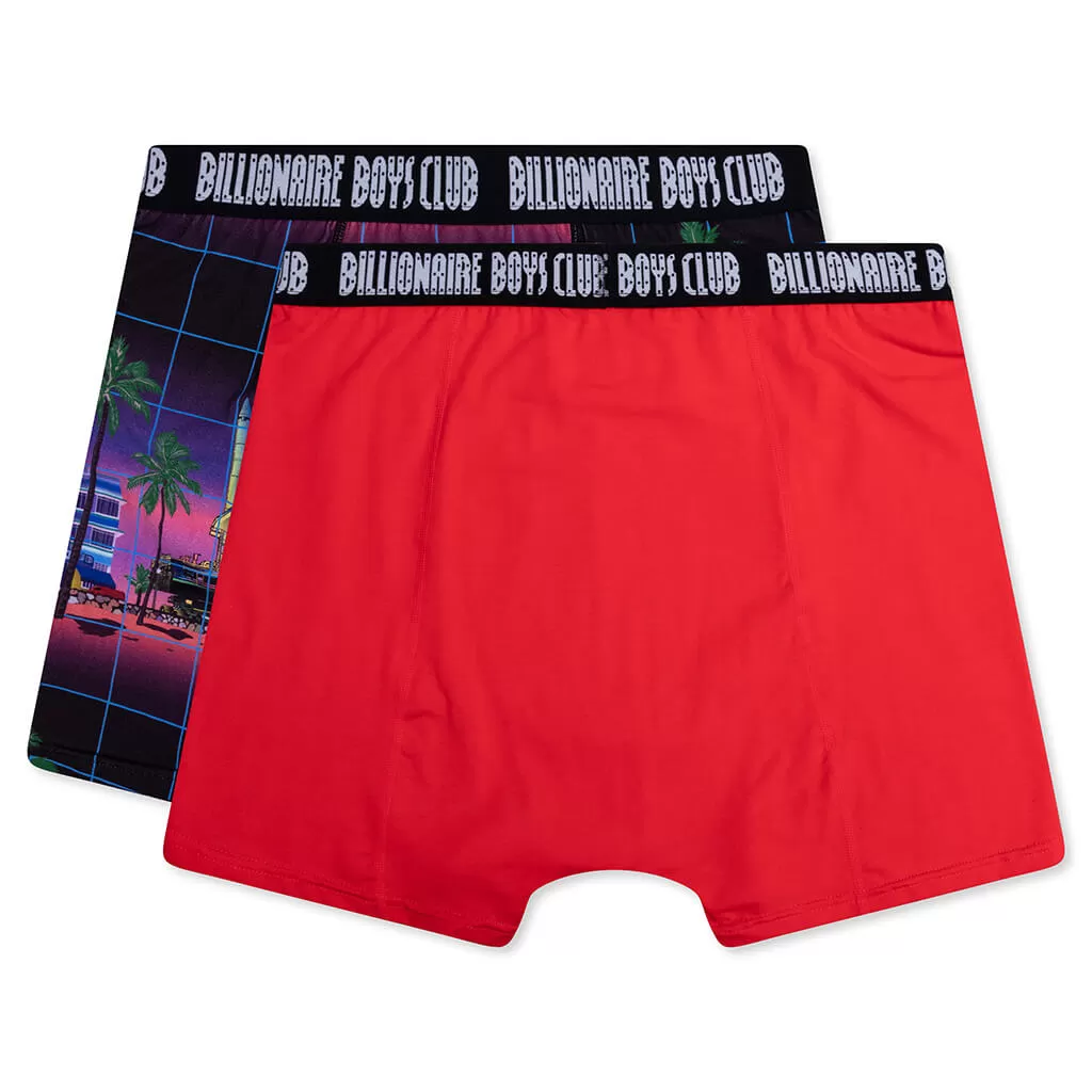 Floating Briefs - Red/Black