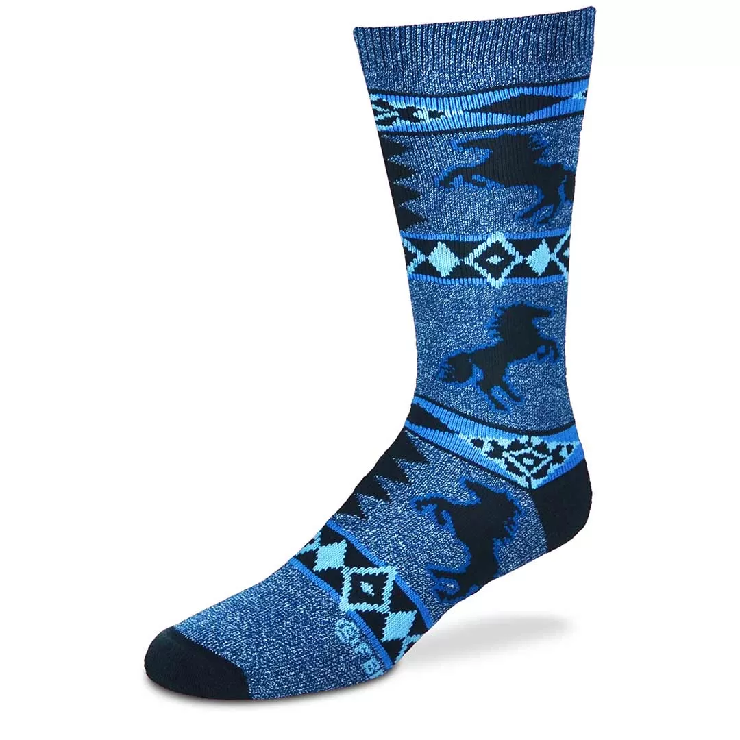 For Bare Feet Unisex Horse Pattern Crew Socks