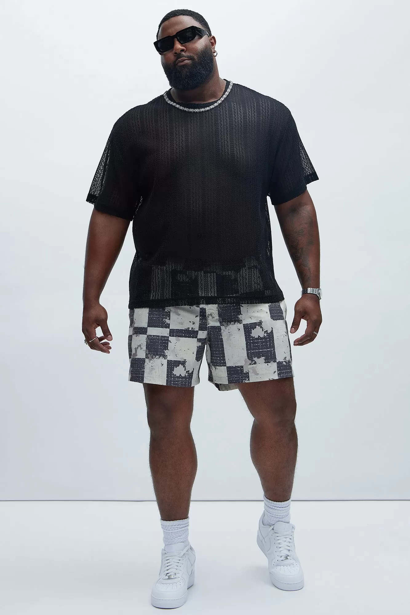 Galty Swim Trunks - Black/combo