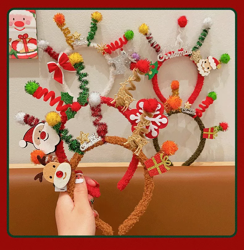 Girls Cartoon Christmas Accessories Headwear Wholesale 23101548